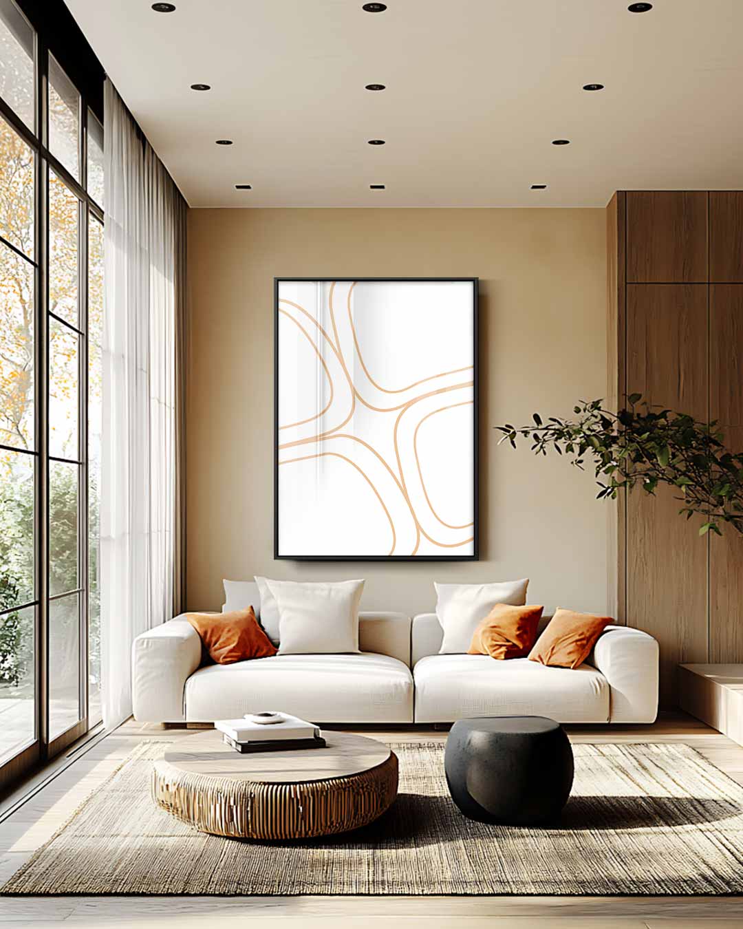 Zachte Golven Kunstwerk-canvas-dibond-plexiglas-wanddecoratie-WallArtistic