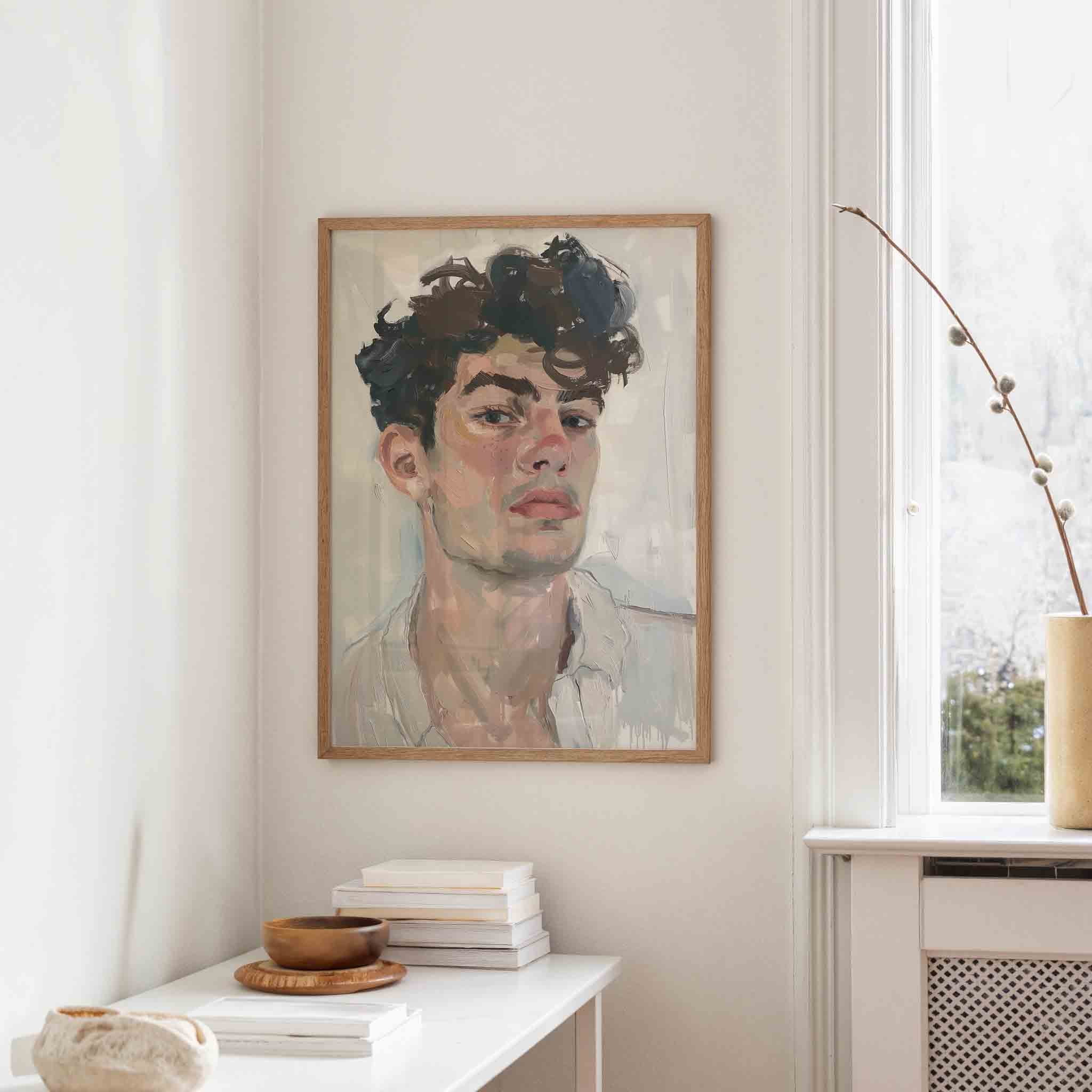 Portret van een man Poster