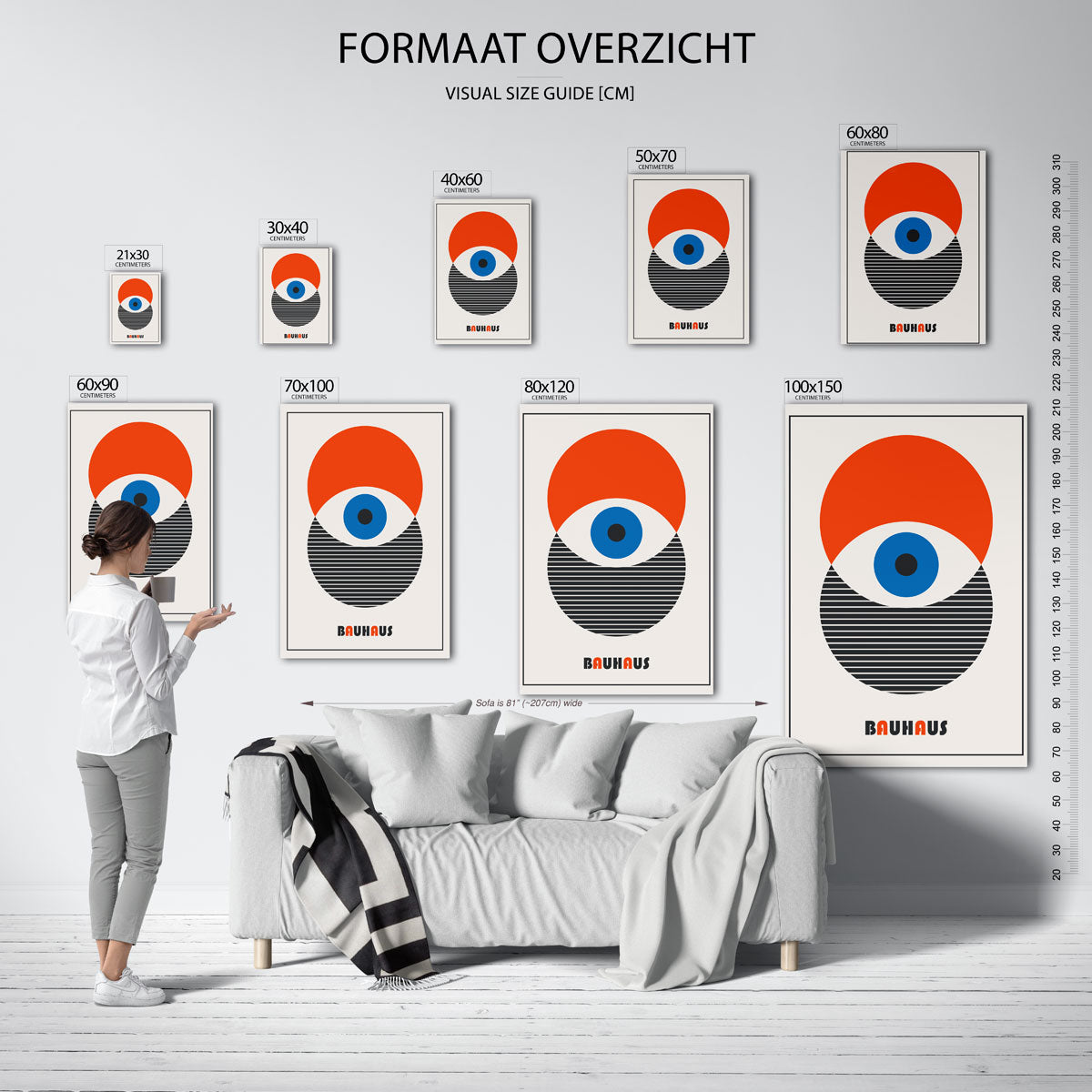 Vorm en kleur Poster