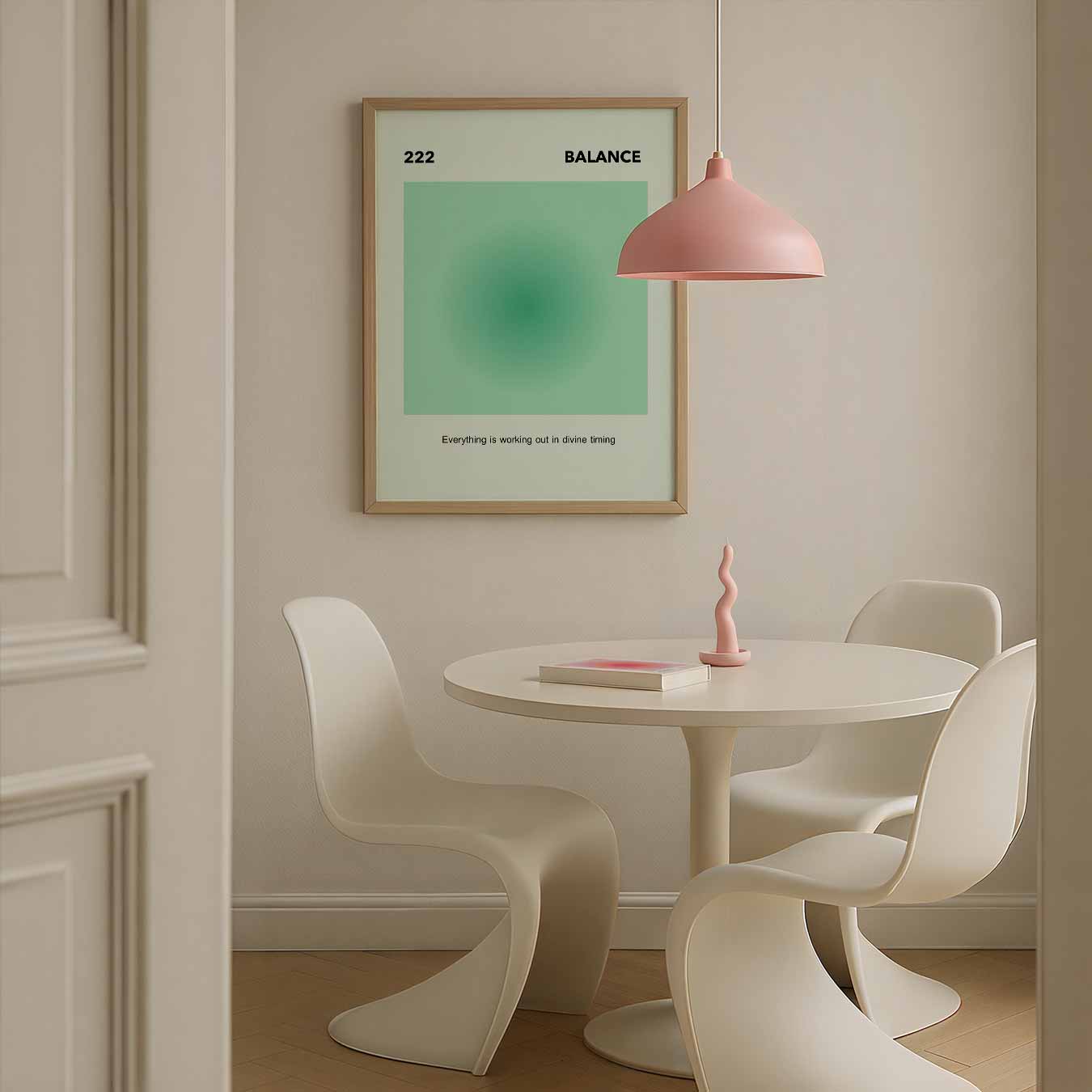 Inspirerende 222 Balance Poster-WallArtistic