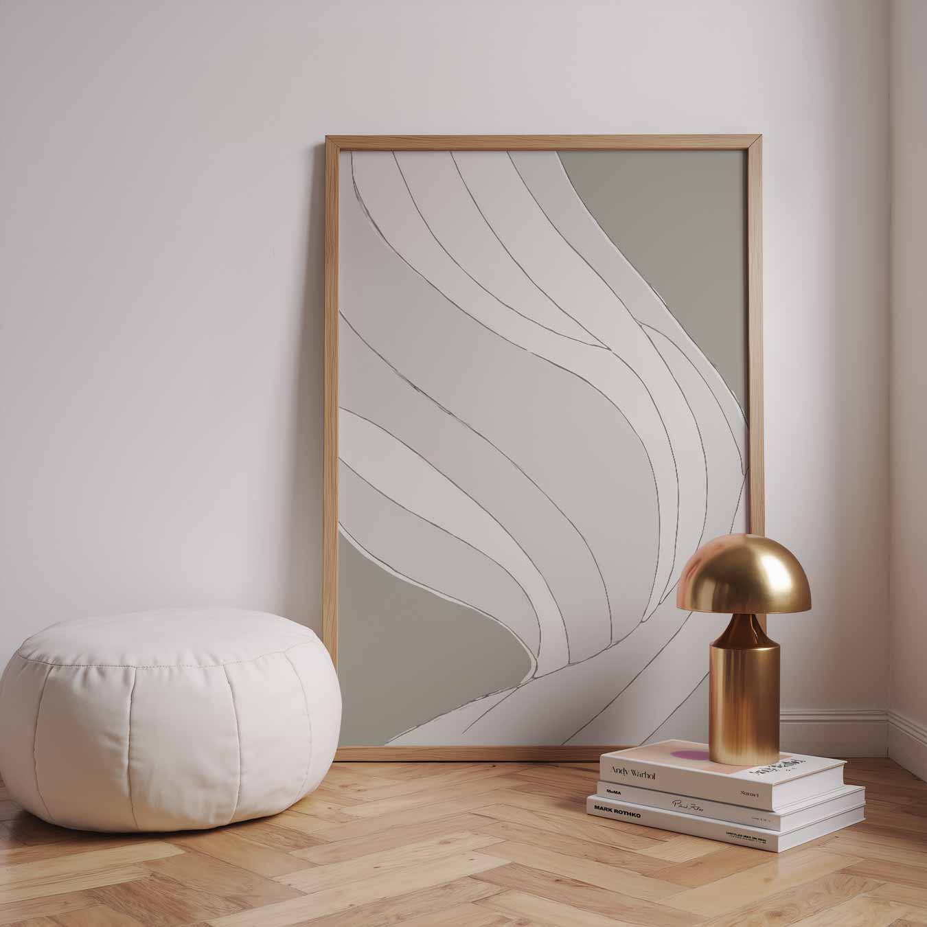 Minimalistische Golf Poster-WallArtistic