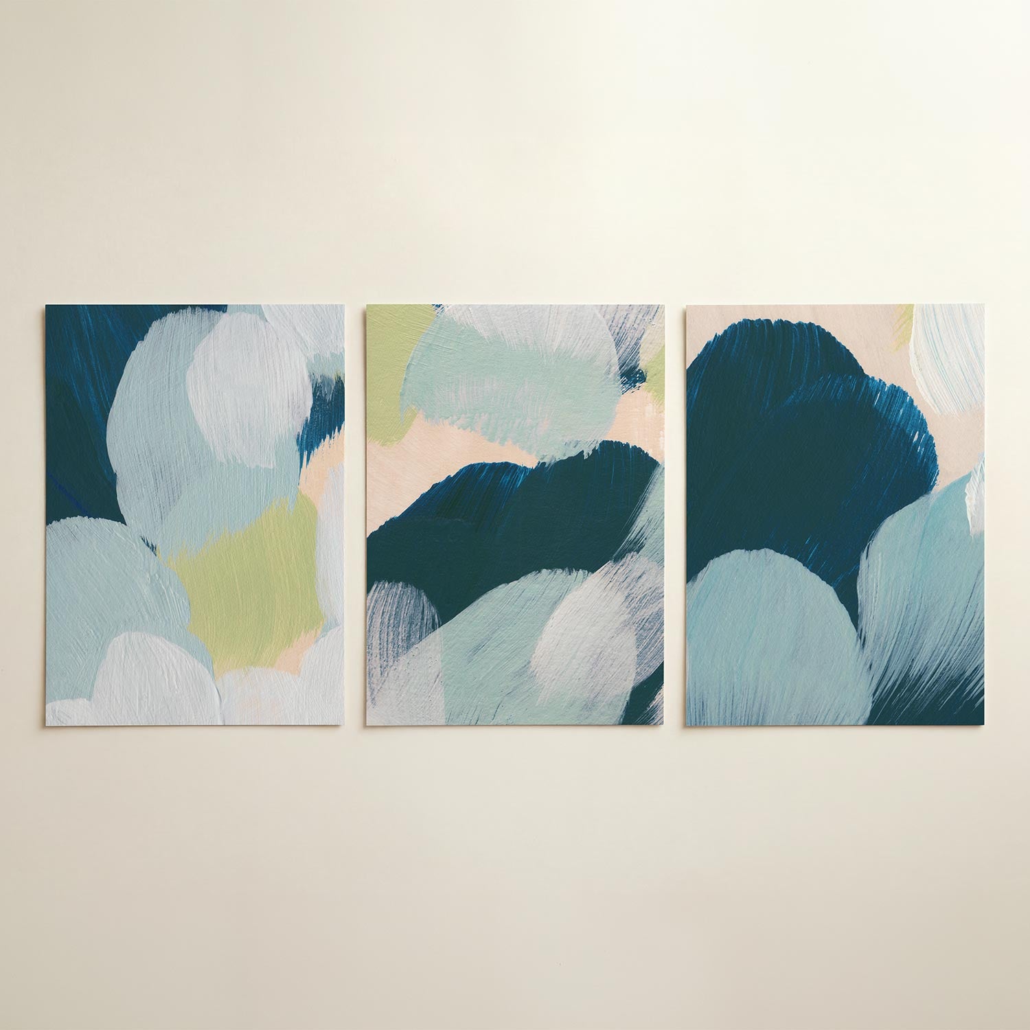 Zachte kleurvlakken Posterset