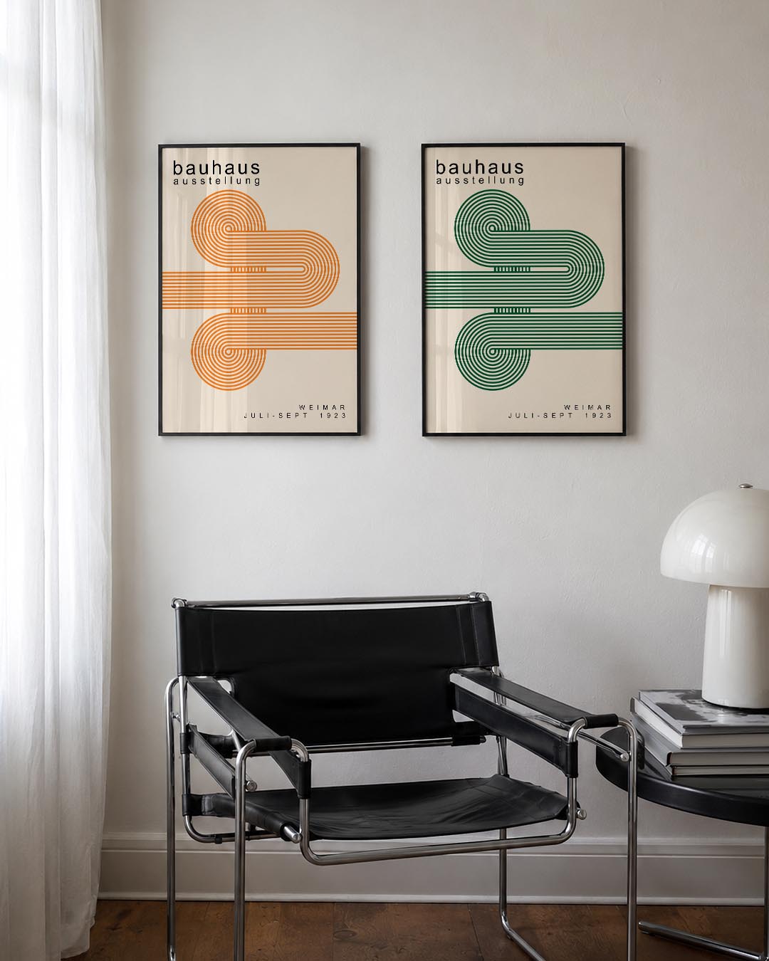 Lijnen en cirkelpatronen Posterset
