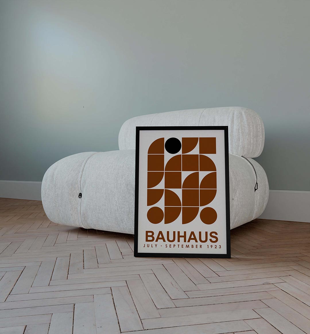 Vormritme en kleur Poster
