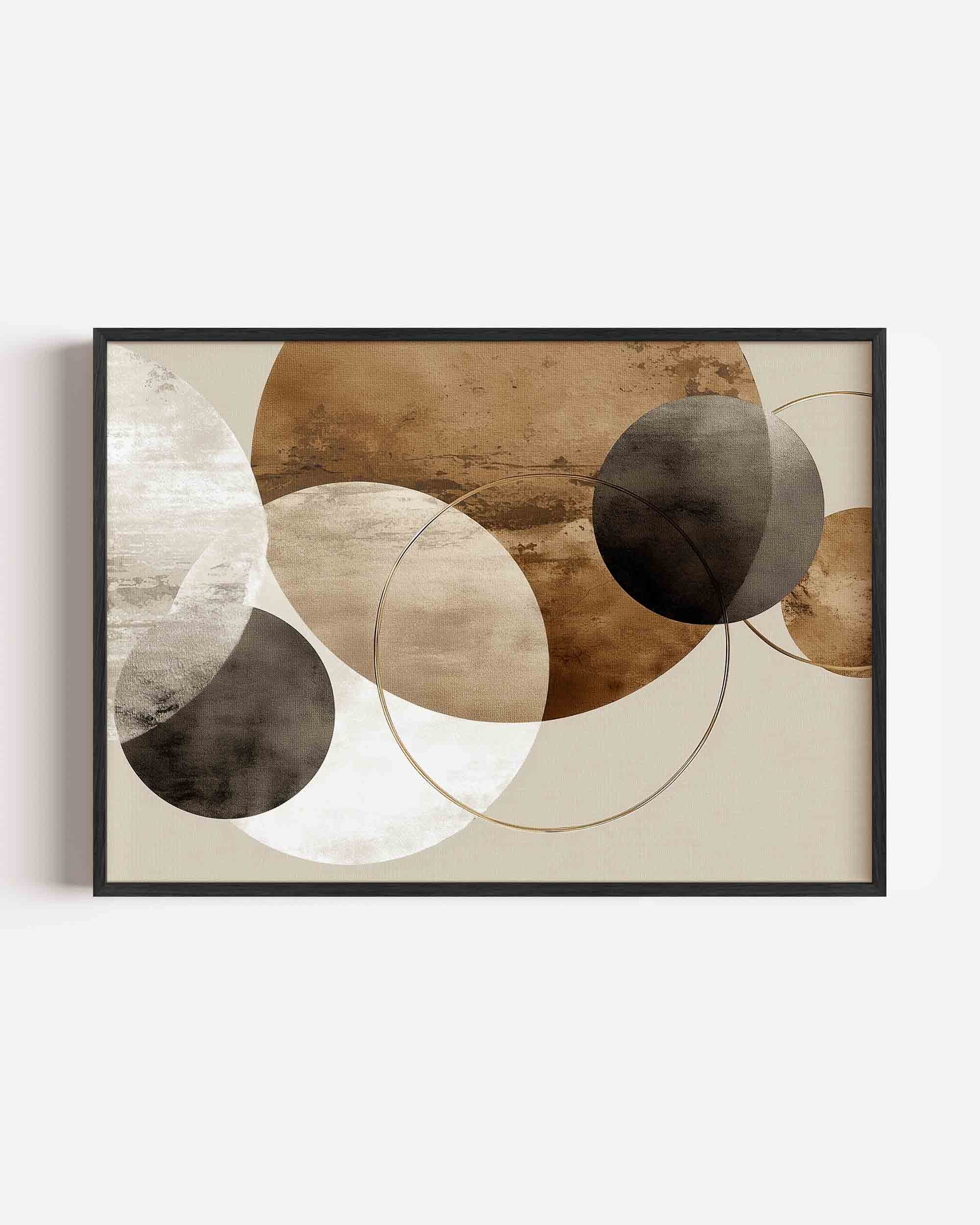 Abstracte cirkels Poster
