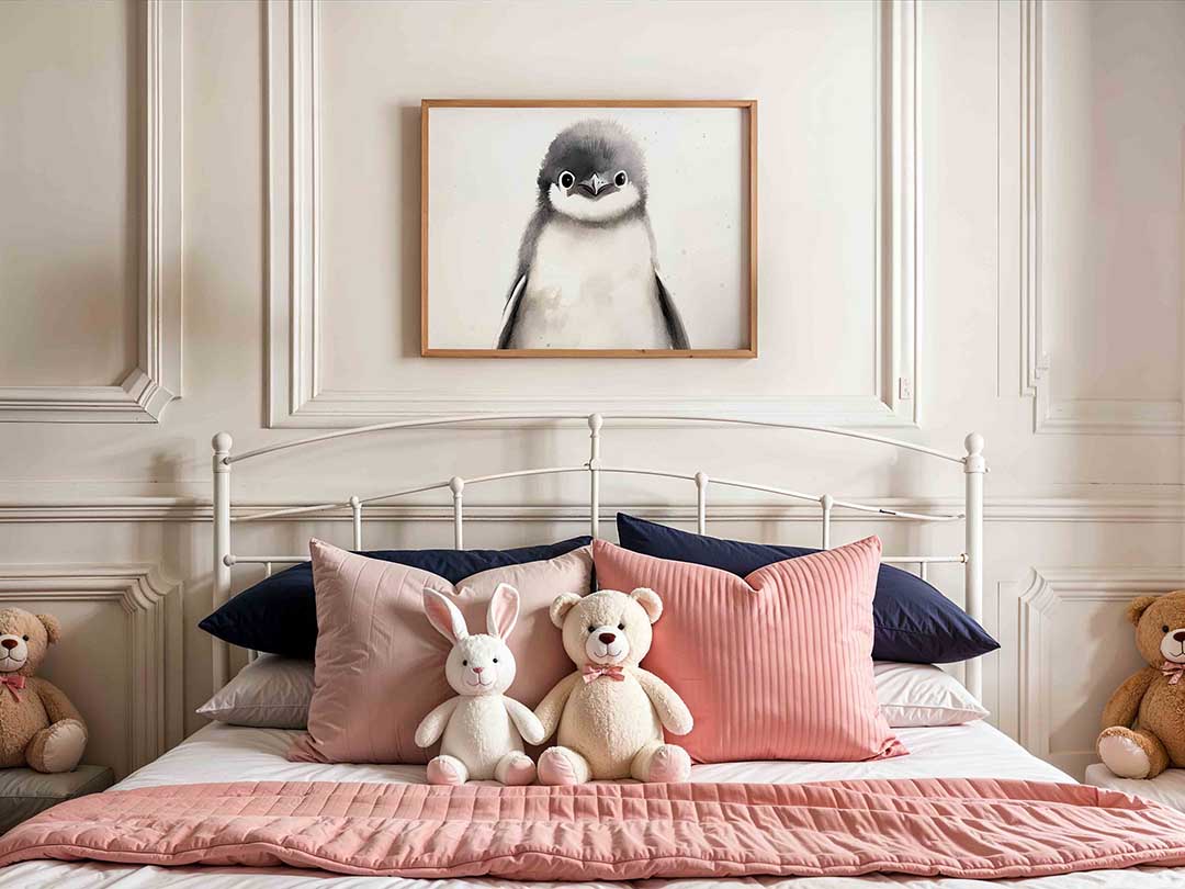 Pinguïn portret Poster