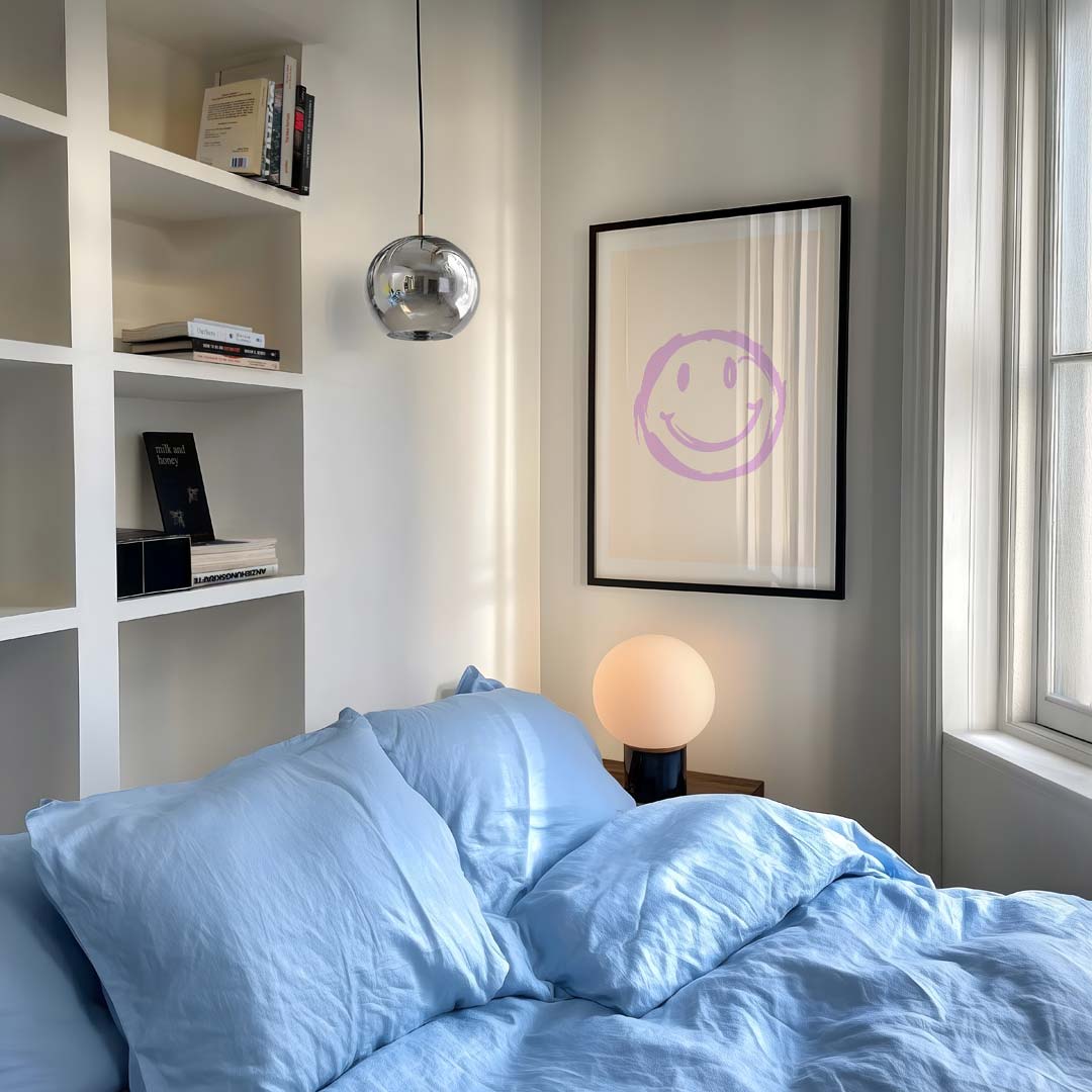 Vrolijke Pastel Smiley Poster-WallArtistic