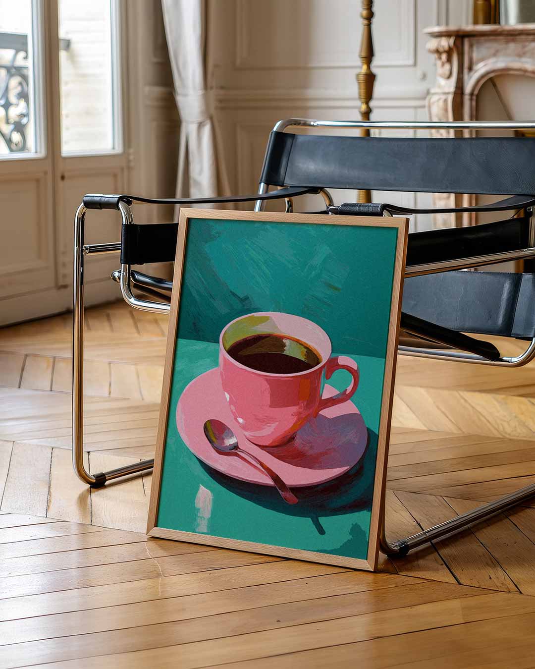Koffie Moment Poster-WallArtistic