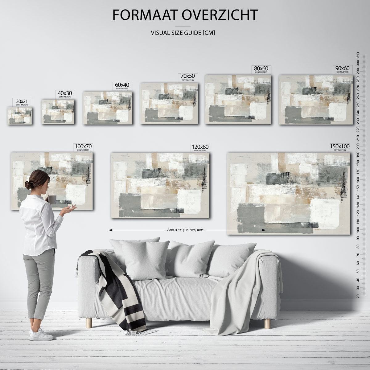 Abstracte vormen Poster