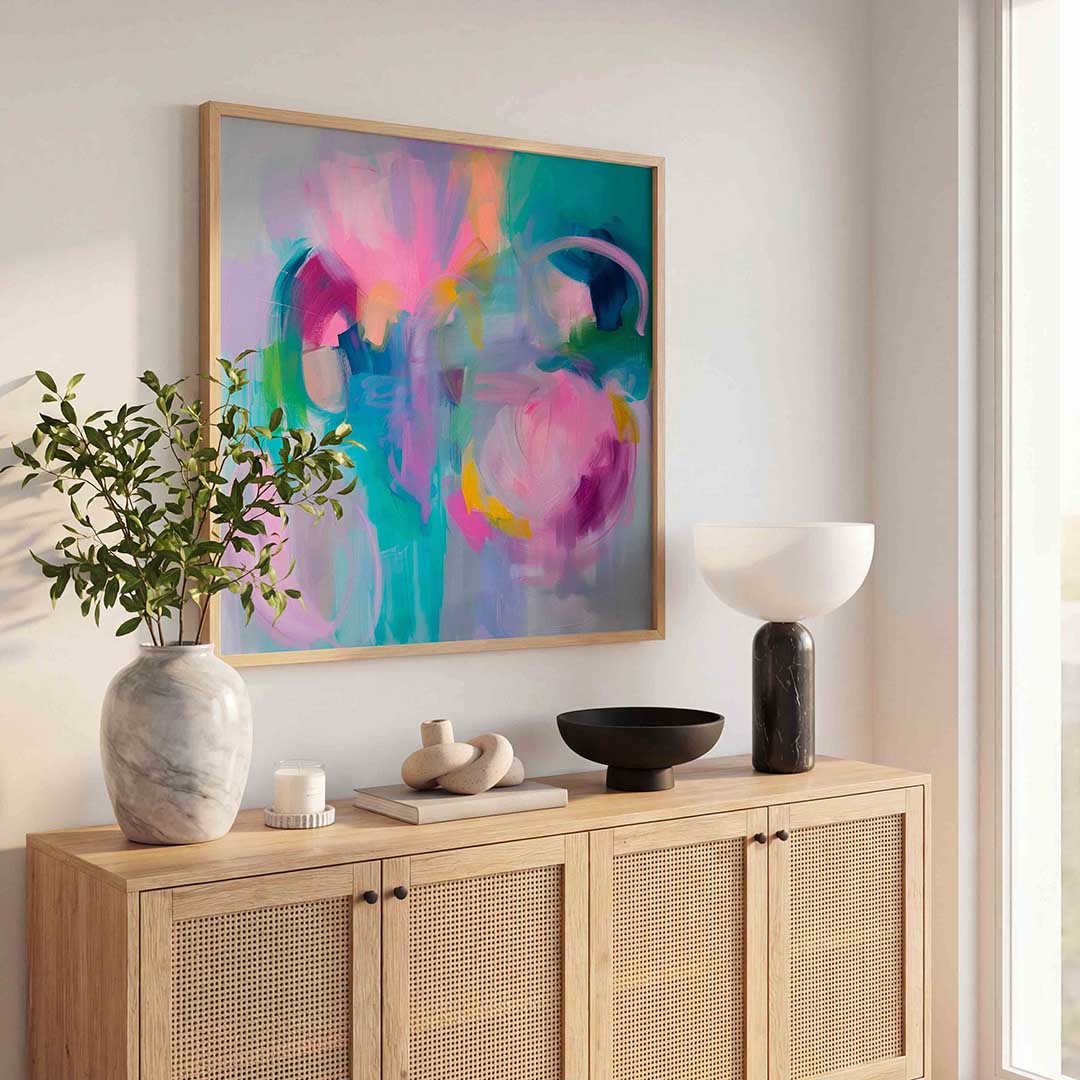 Abstracte vormen Poster