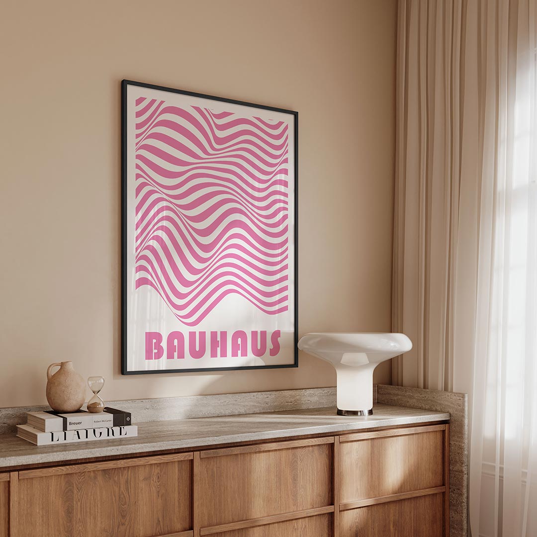 Golvend lijnenspel Poster