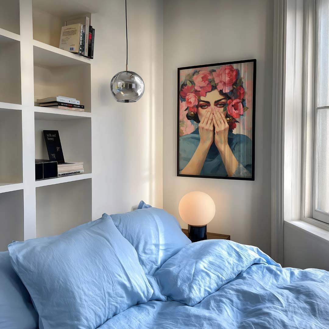 Bloemrijke Mystiek Poster-WallArtistic
