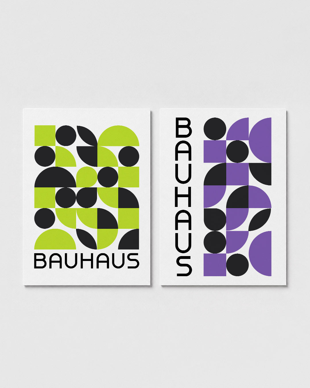 Vormen en vlakken Posterset