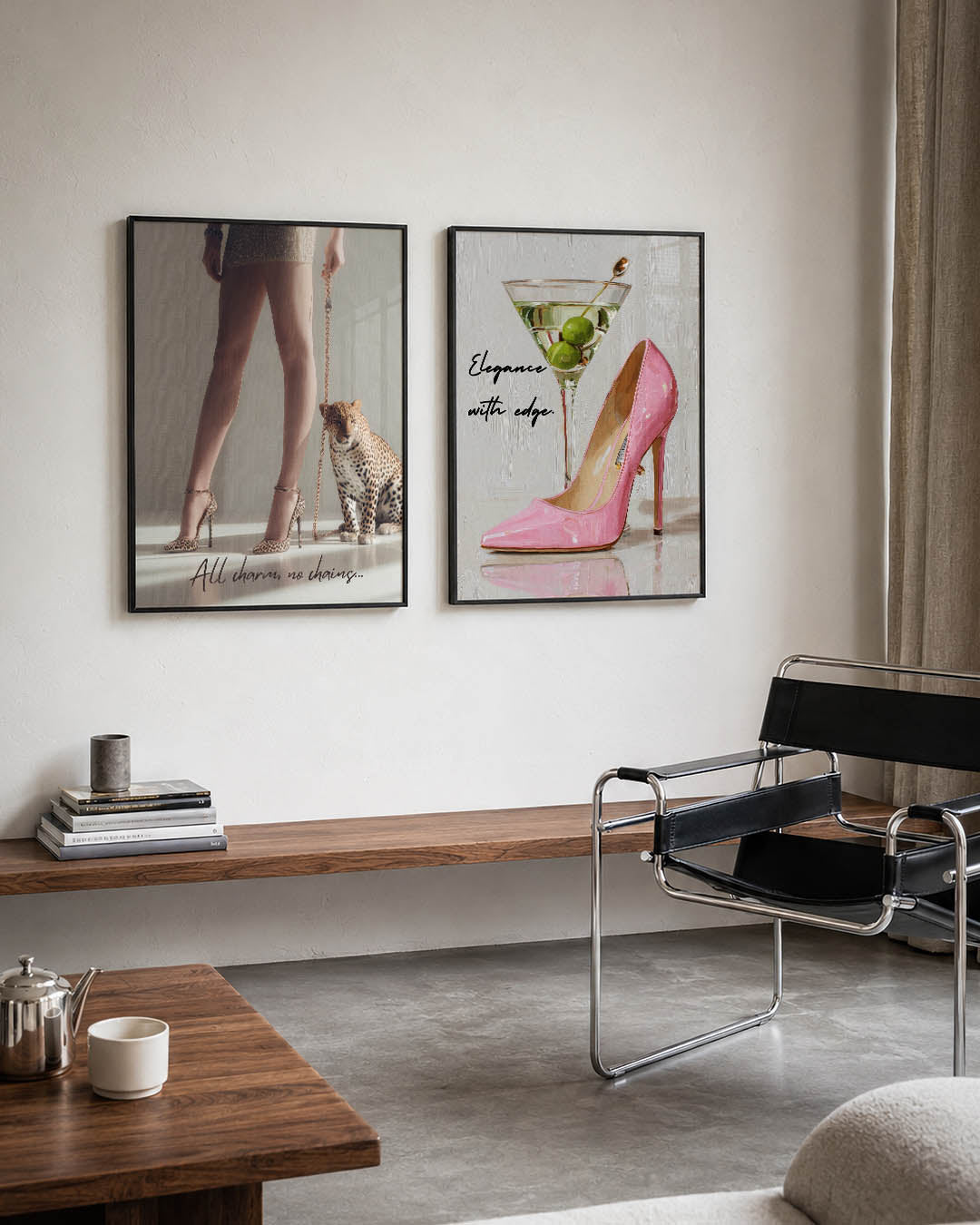 Elegante ontmoeting Posterset