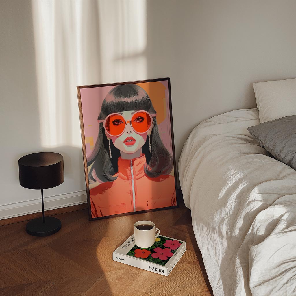 Stijlvolle Retro Fashion Poster-WallArtistic