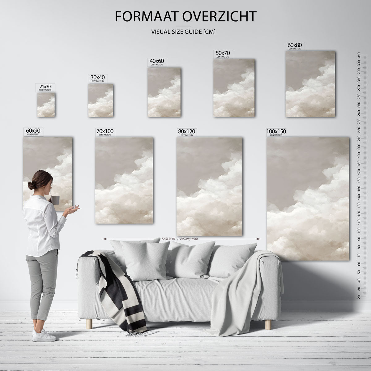 Wolkenformatie Poster