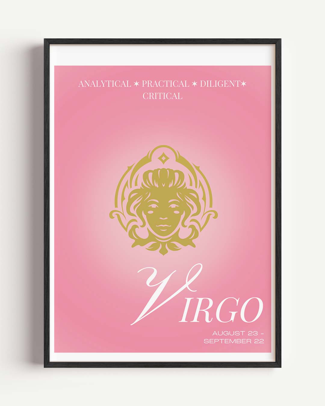 Virgo Zodiac Poster-WallArtistic