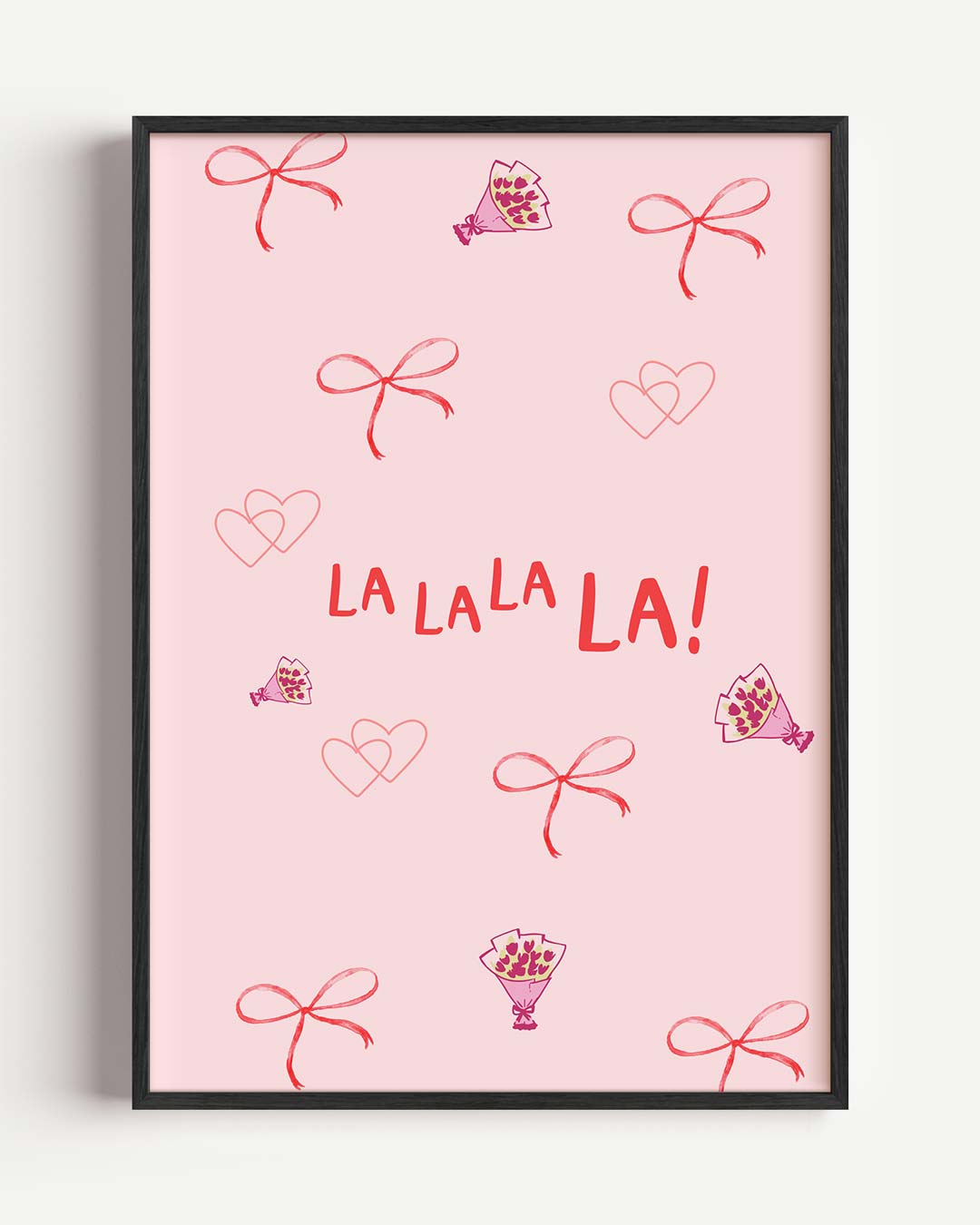 Vrolijke La La La Poster-WallArtistic