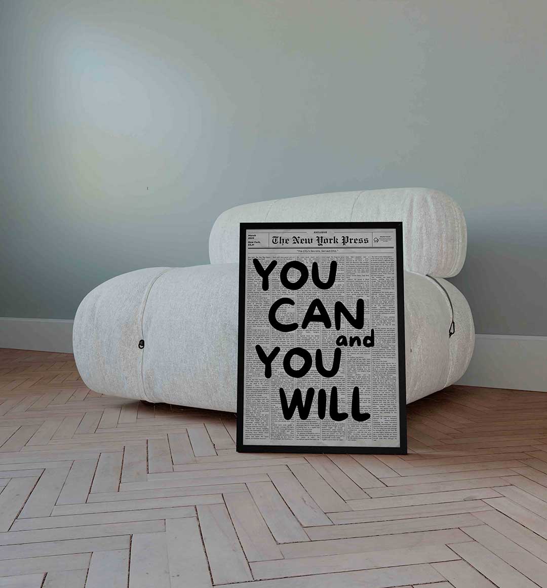 You can and you will Poster