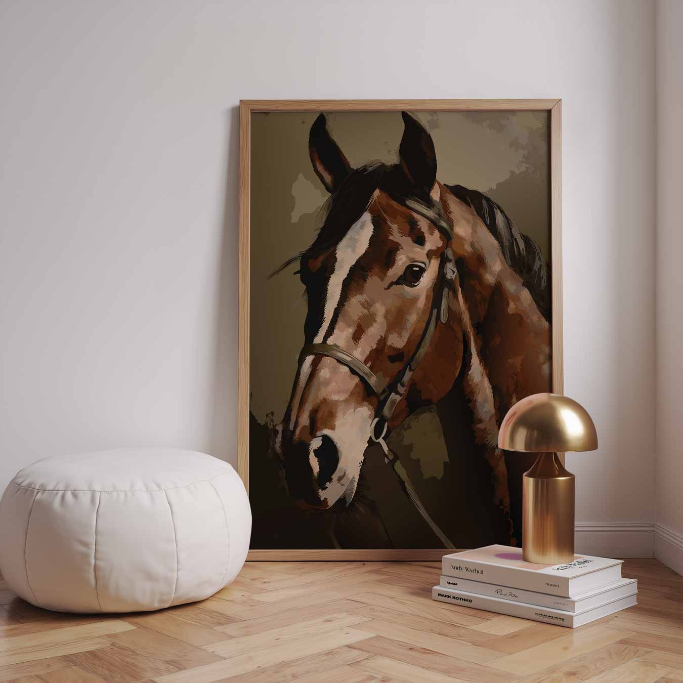 Elegante Paardenkracht Poster-WallArtistic
