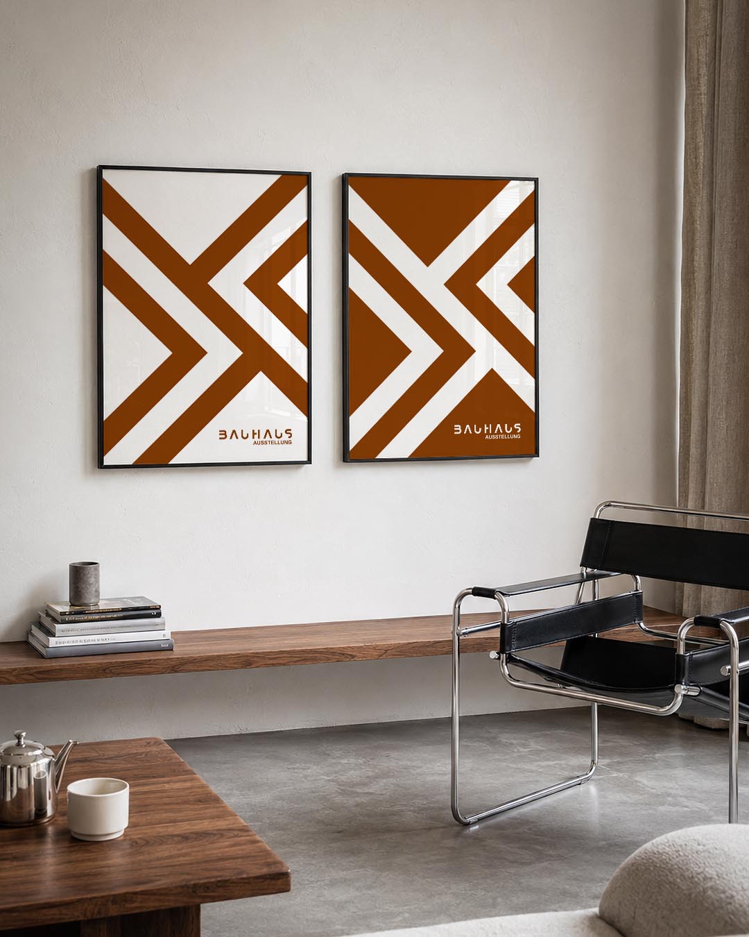 Lijnen en vlakkenspel Posterset