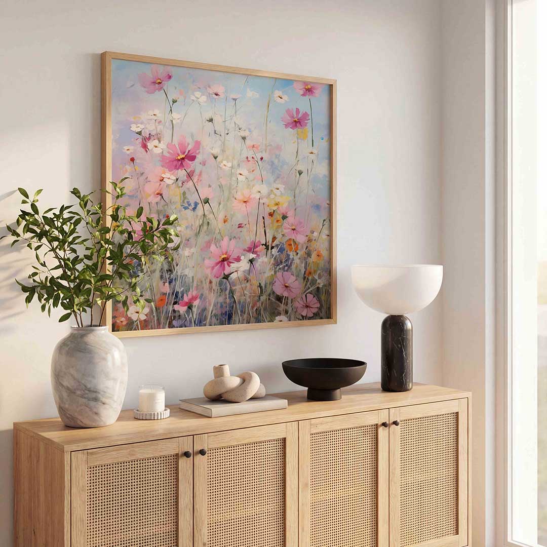 Bloemenveld Poster