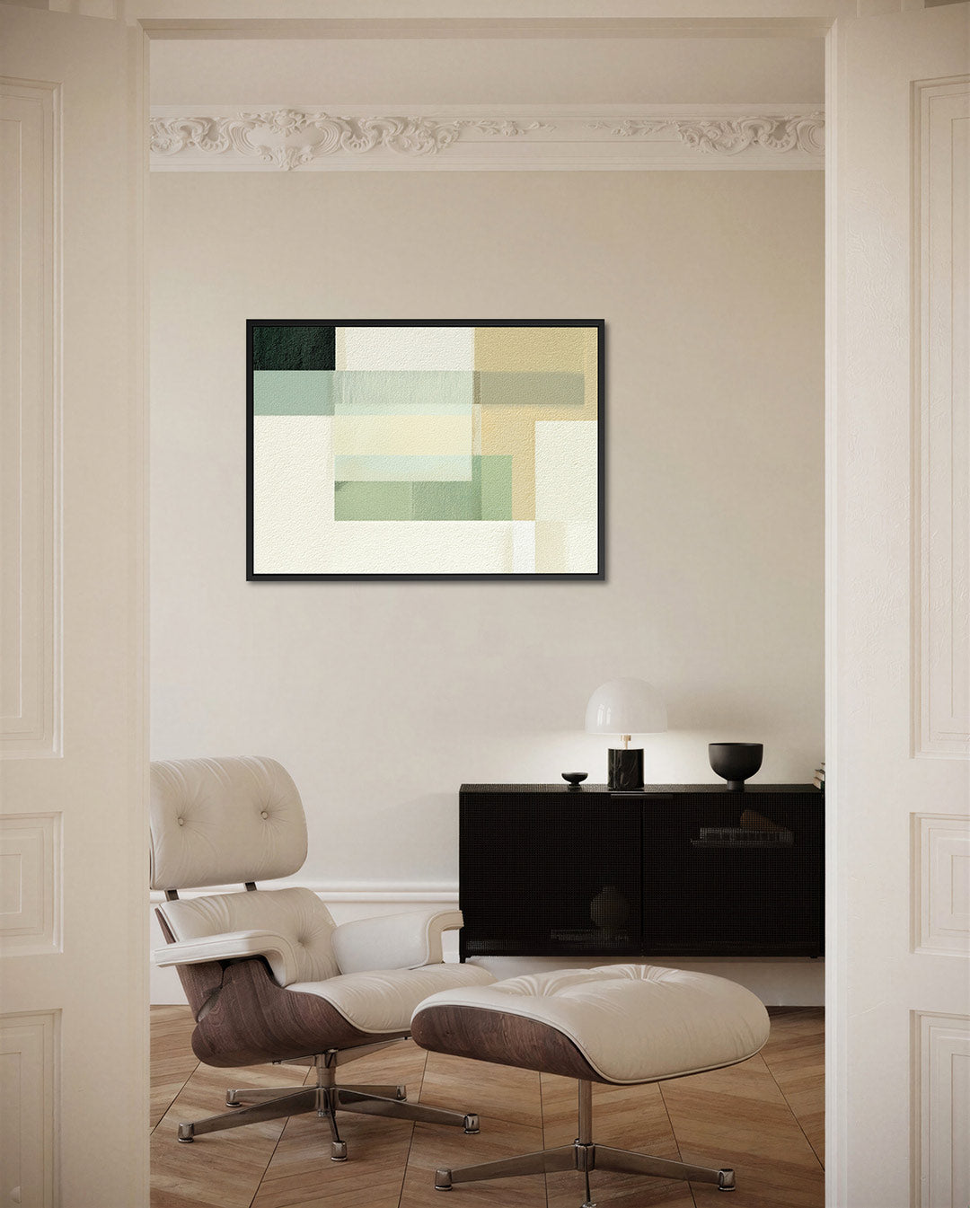 Geometrische vlakken Kunstwerk