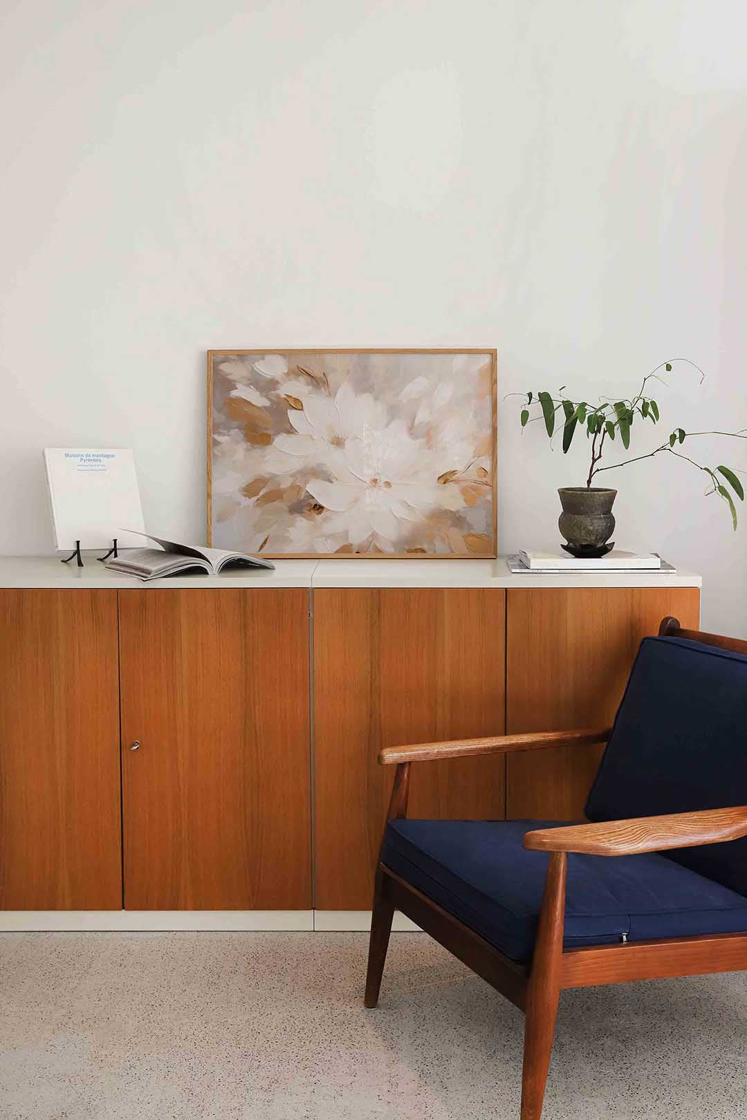 Bloemen en bladeren Poster