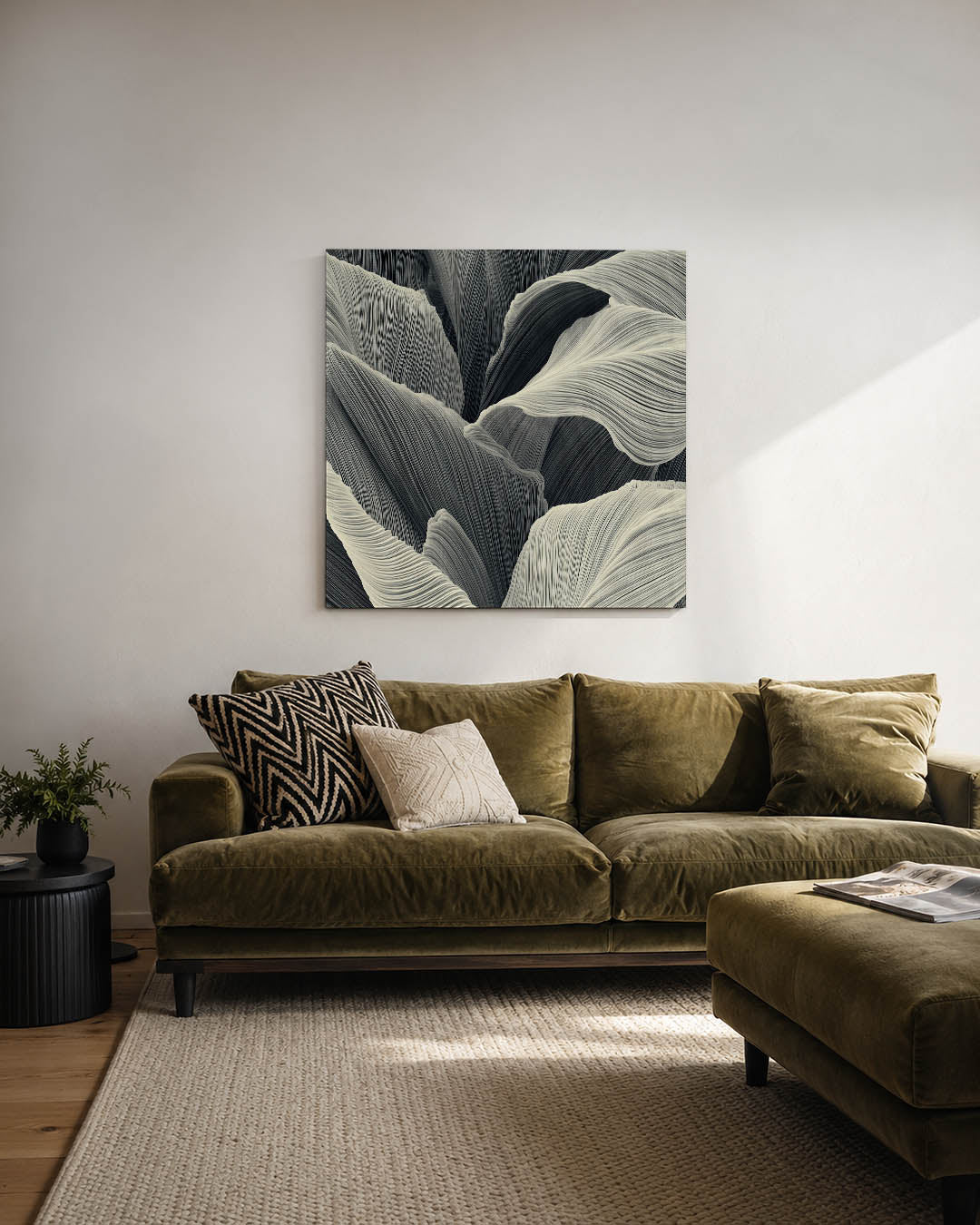 Golvende lijnen Kunstwerk