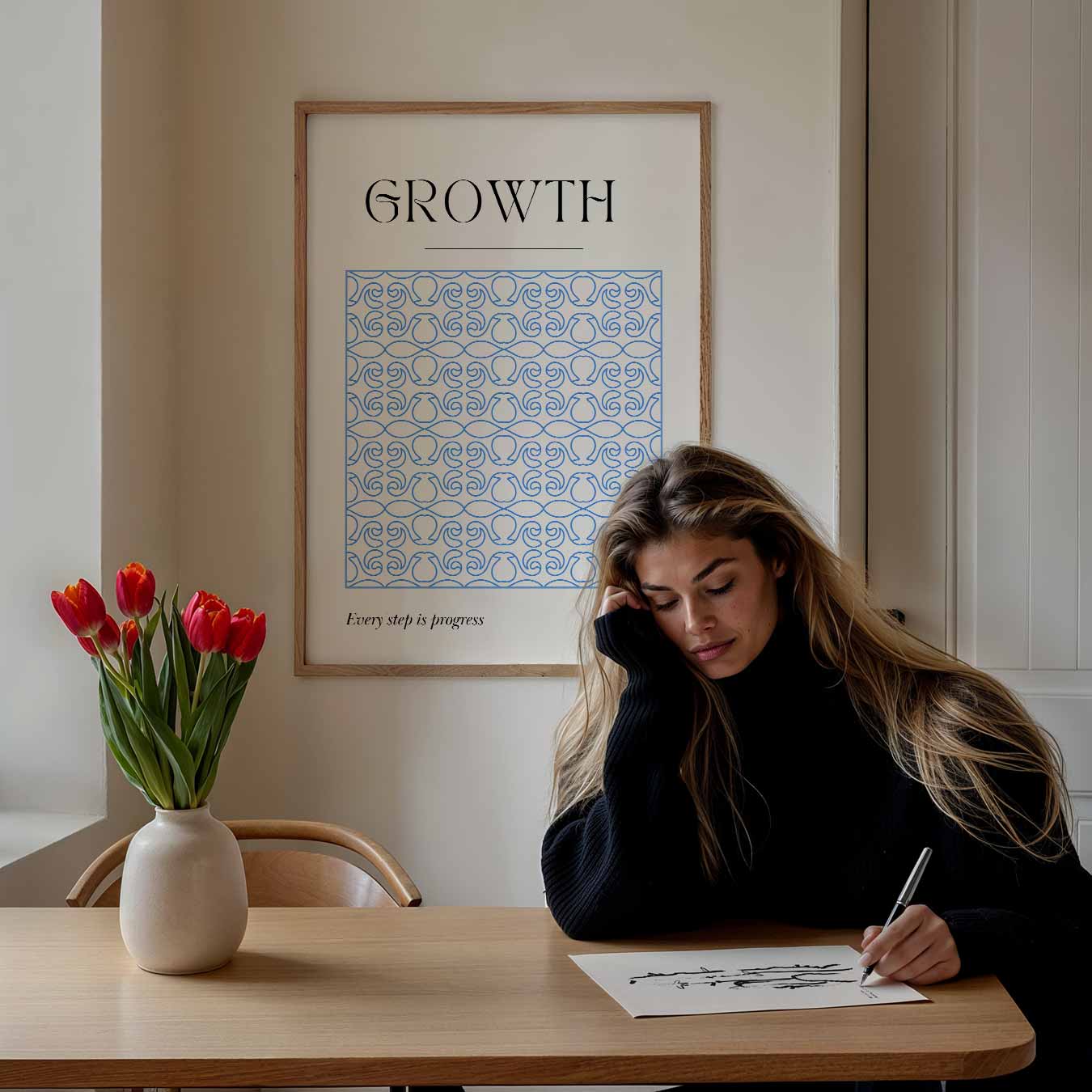 Inspirerende Groei Poster-WallArtistic