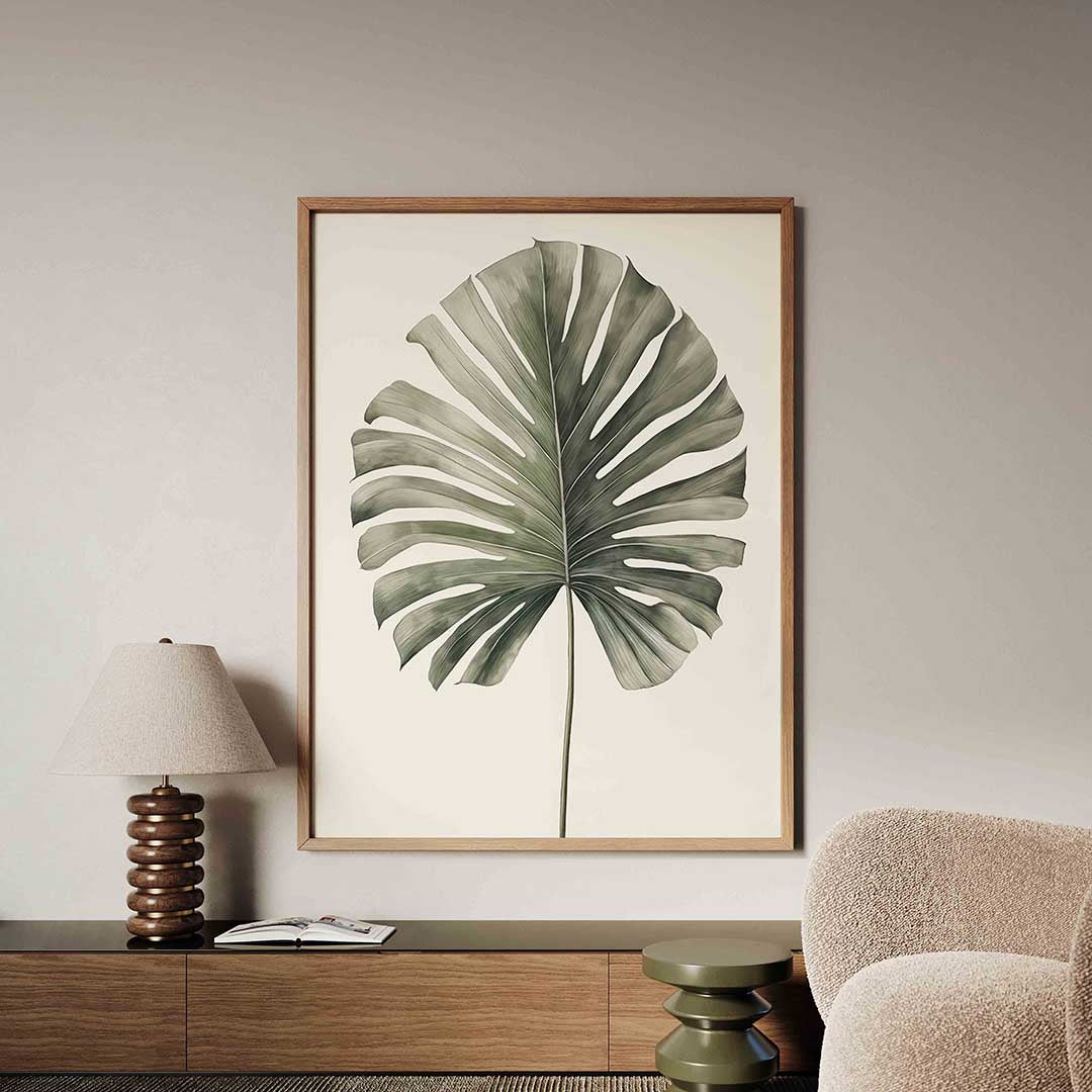 Monstera blad Poster