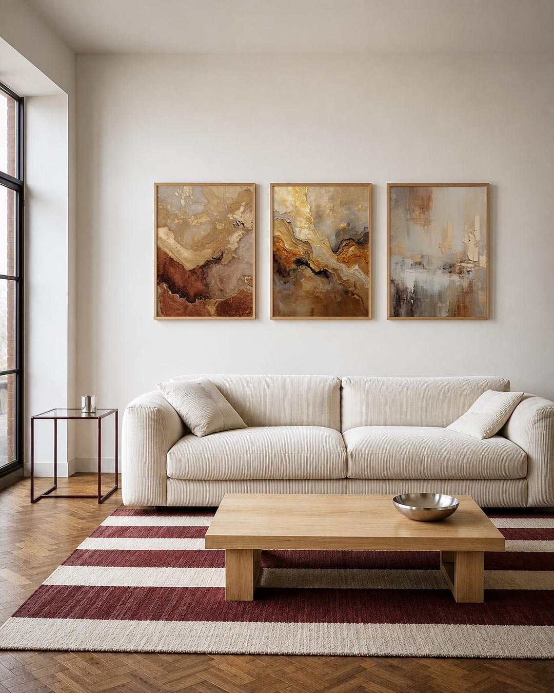 Aardse kleurenmix Posterset