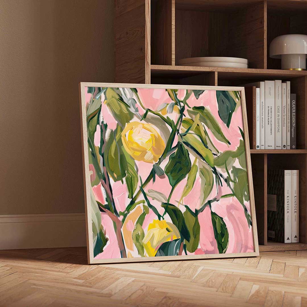 Bloemen en bladeren Poster