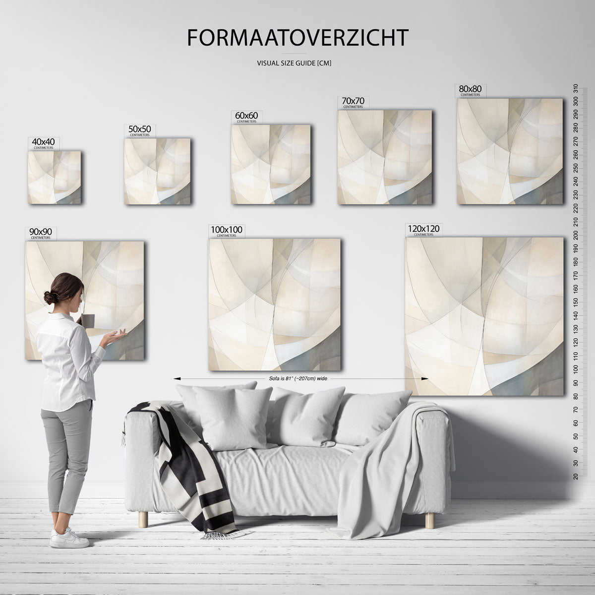 Abstracte vormen Poster