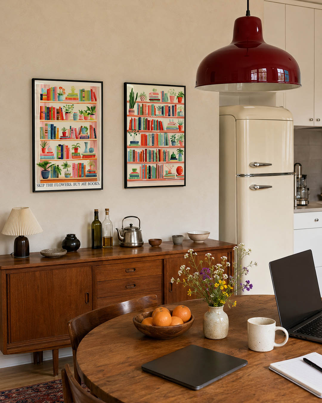 Boeken en planten Posterset