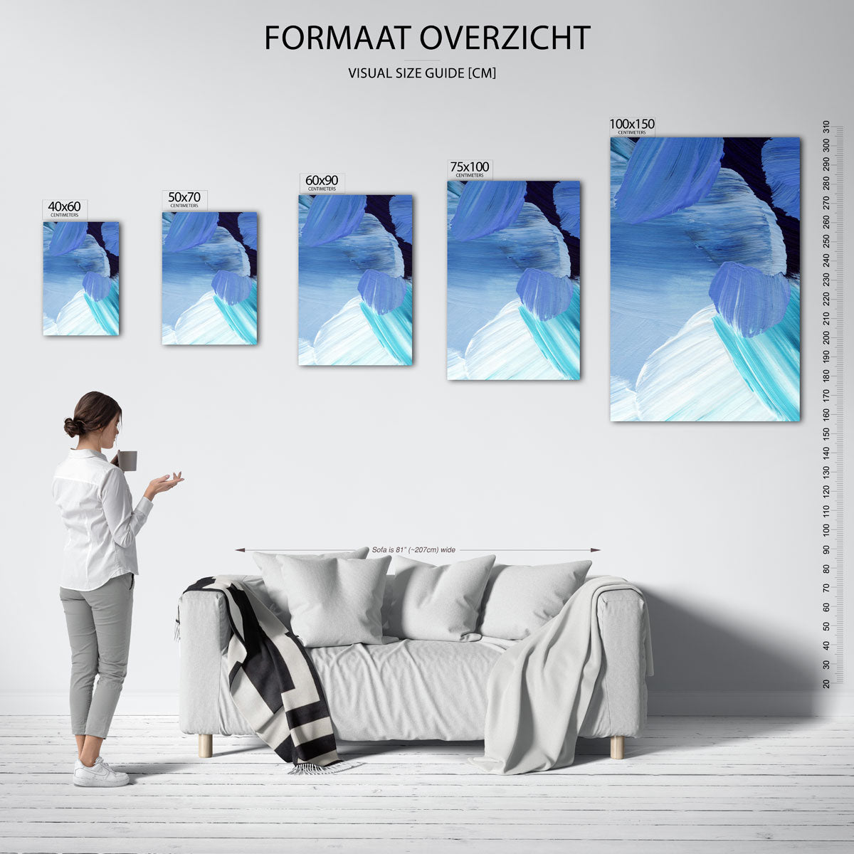 Kleurencompositie Kunstwerk