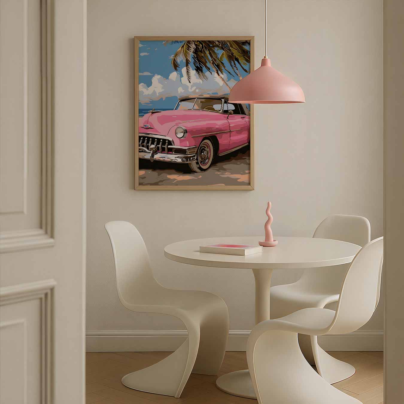 Retro Strandavontuur Poster-WallArtistic