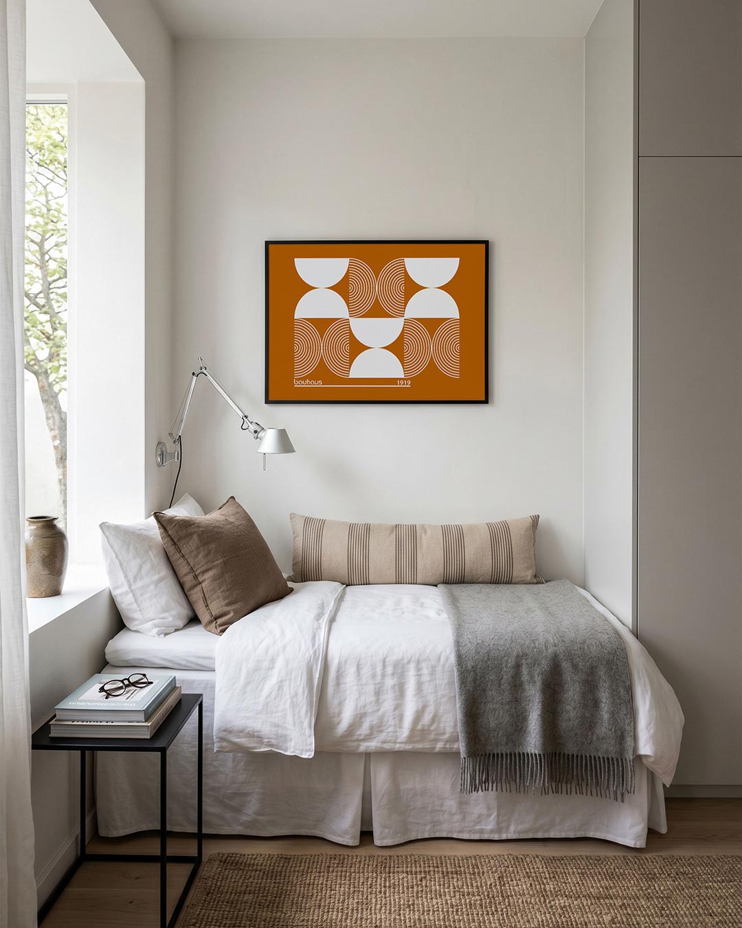 Cirkel en halve maan Poster