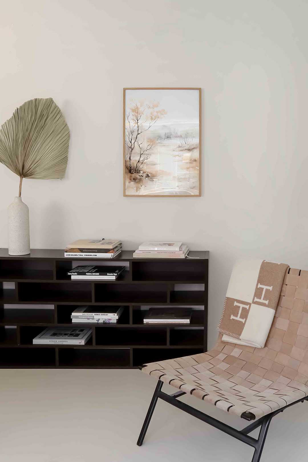 Landschap met bomen Poster