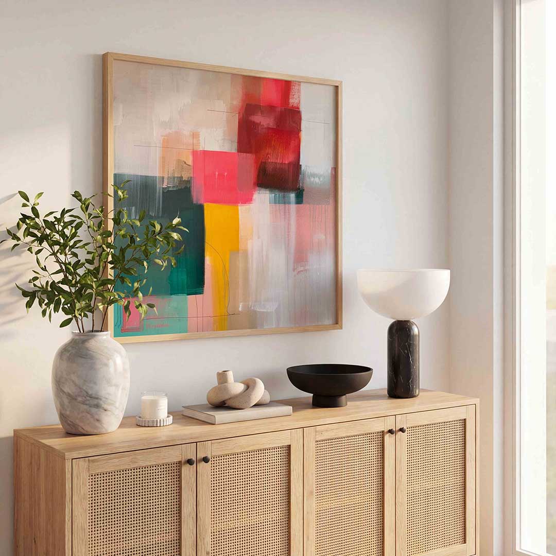 Abstracte vormen Poster