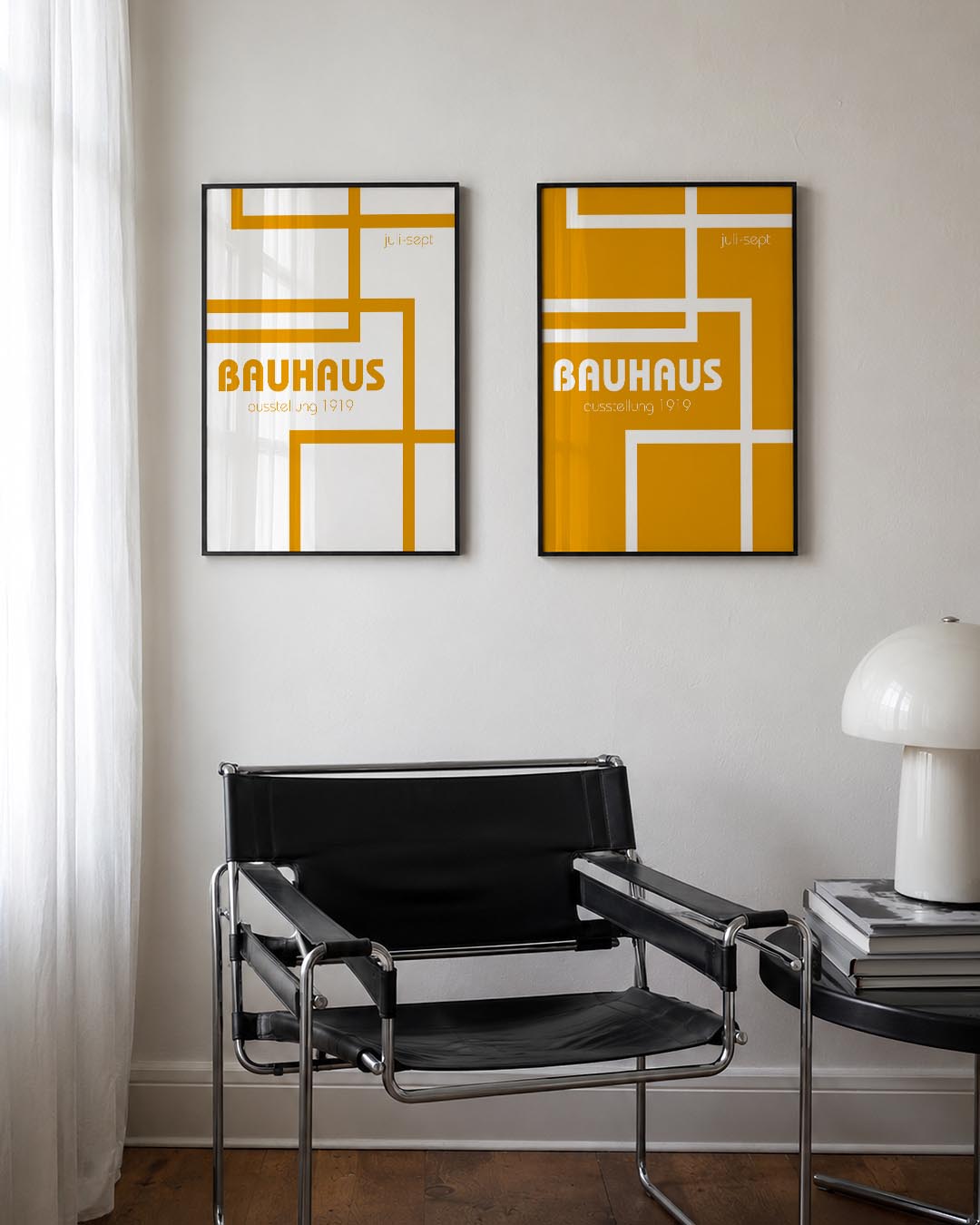 Lijnen en kleurvlakken Posterset