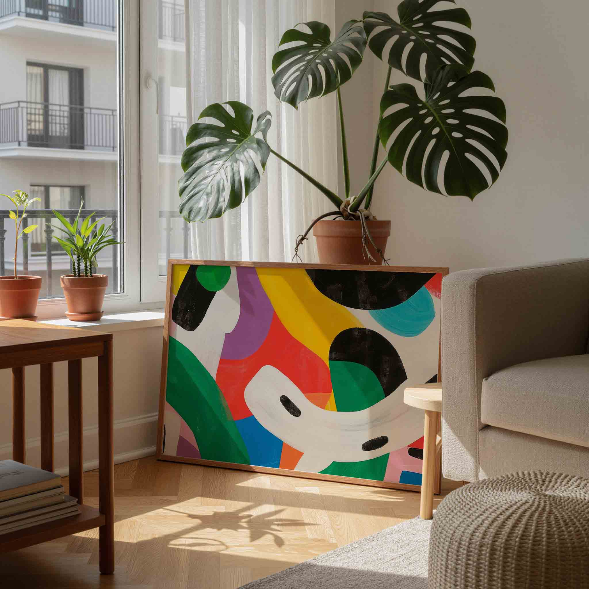 Abstracte vormen Poster