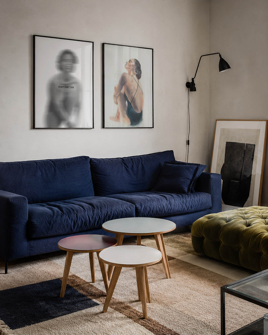 Vervagende beweging Posterset