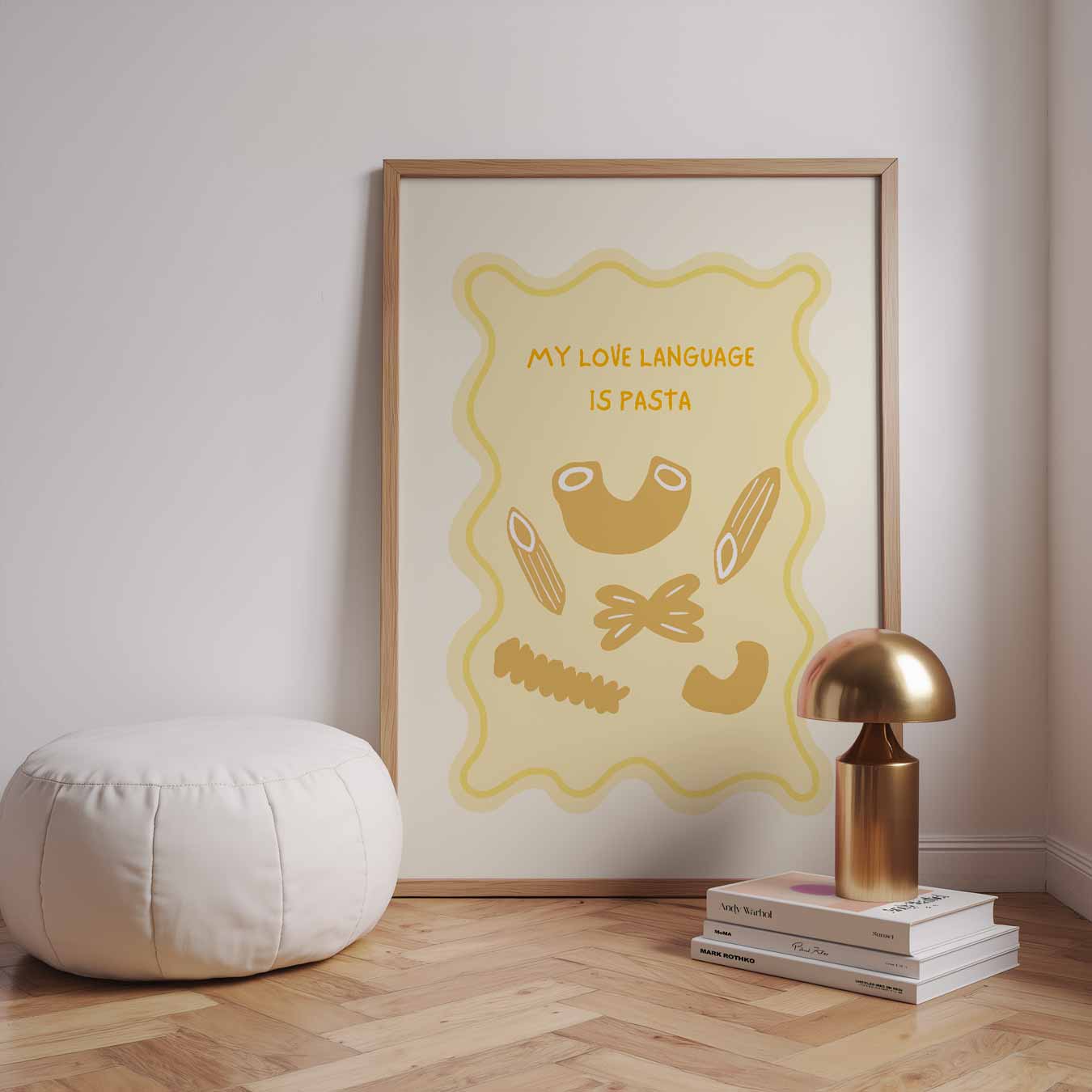 Pasta Liefde Poster-WallArtistic