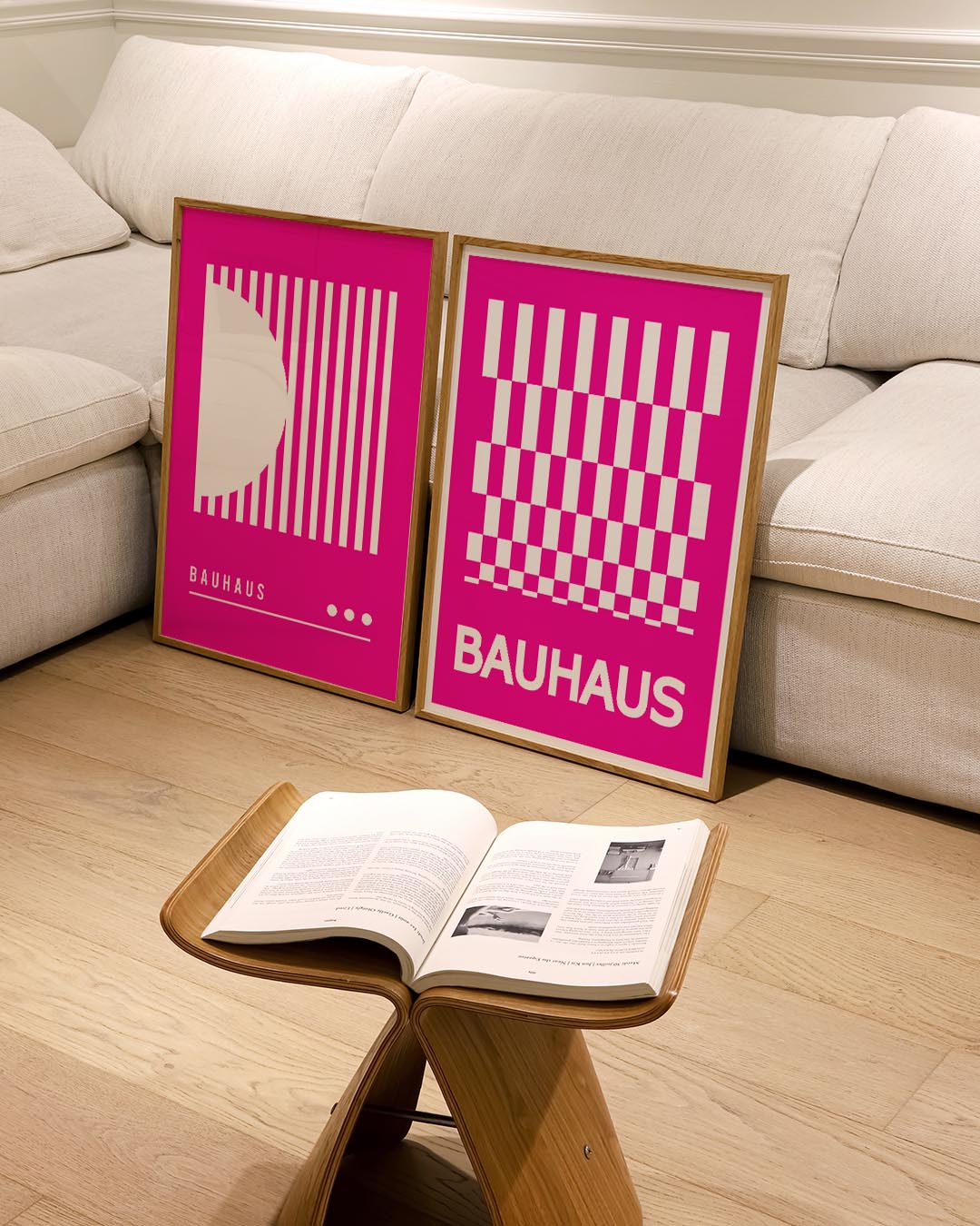 Kleurrijke ruitpatronen Posterset