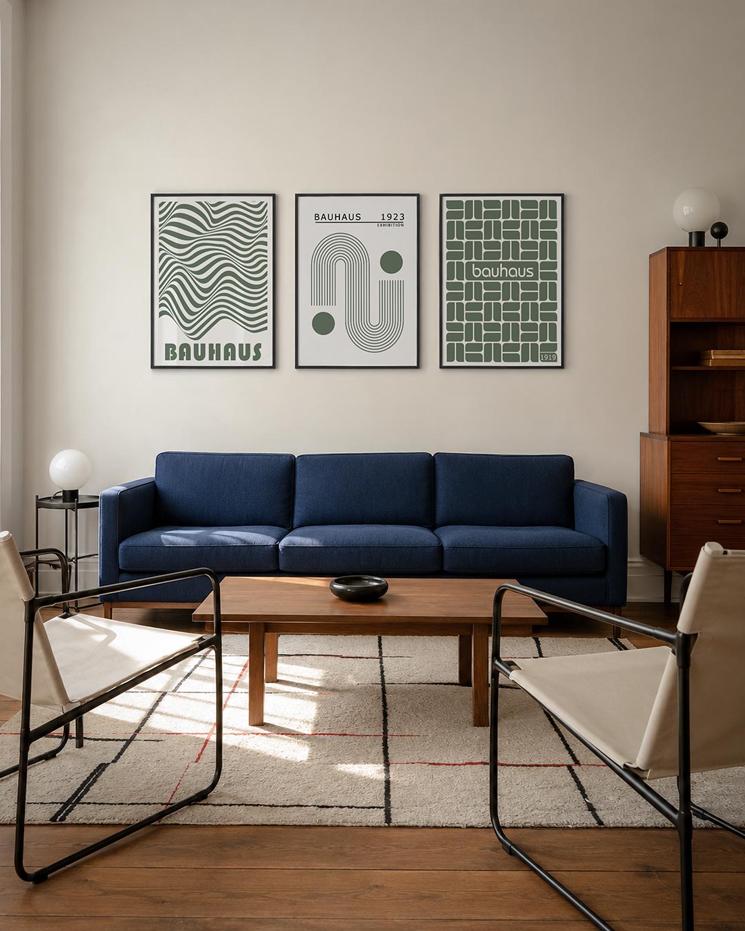 Golvend lijnenspel Posterset