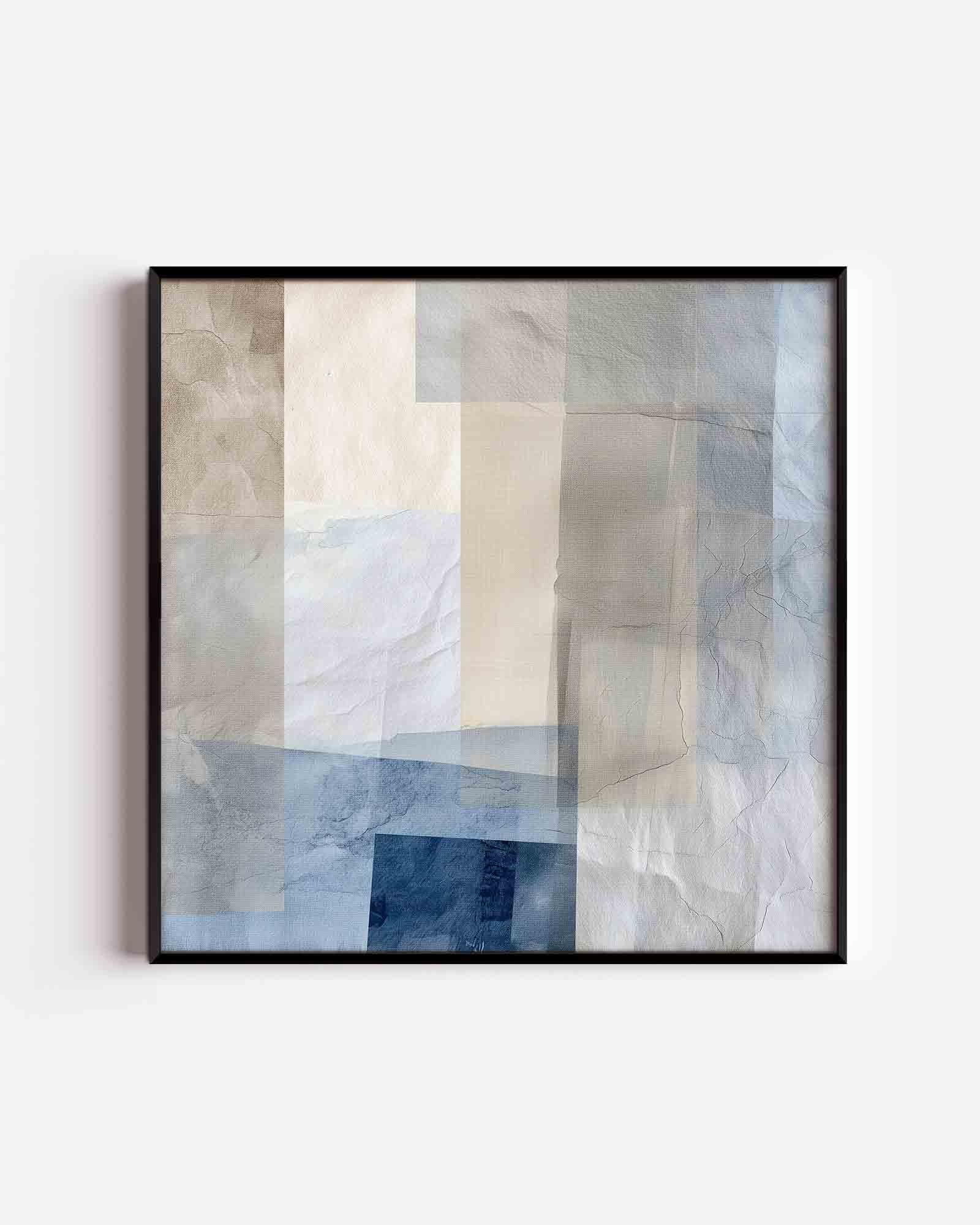 Abstracte lagen Poster