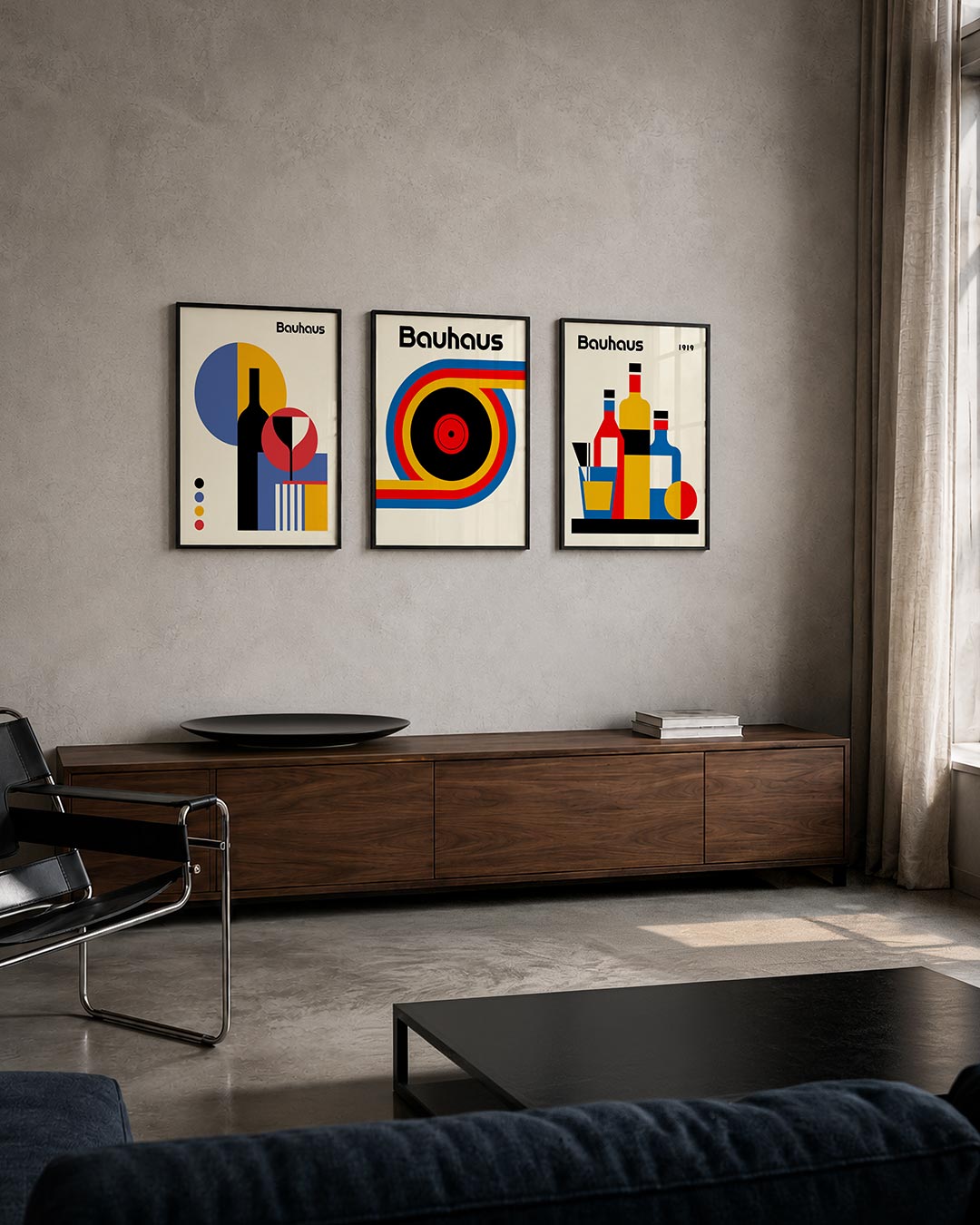 Vormen en kleurvlakken Posterset