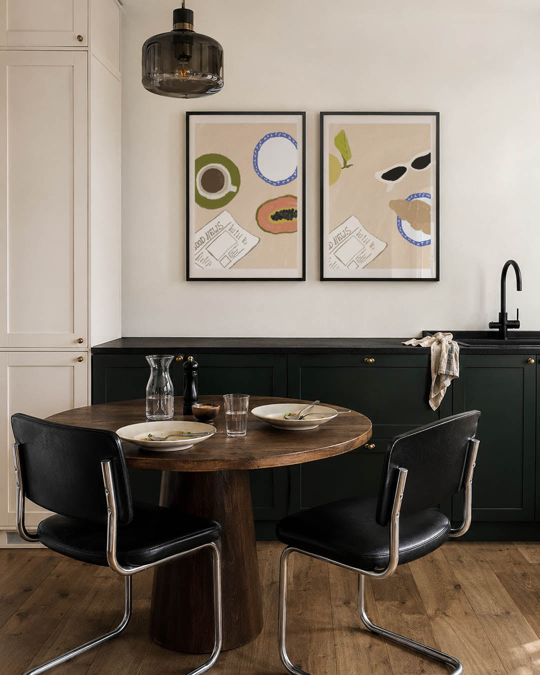 Ontbijt moment Posterset