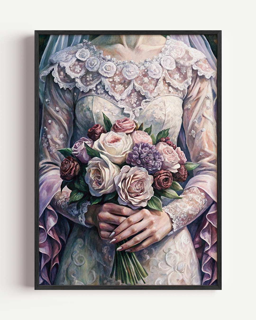 Romantische Bruidsbloemen Poster-WallArtistic
